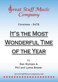 It's the Most Wonderful Time of the Year SATB choral sheet music cover Thumbnail